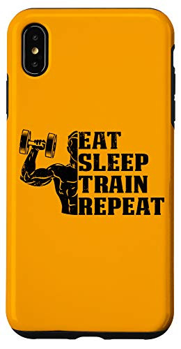 iPhone XS Max Eat Sleep Train Repeat Gift for Sport Lovers Case
