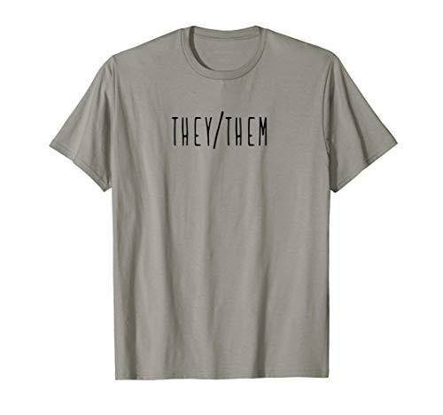 Pronoun They Them gender neutral LGBTQ T-Shirt
