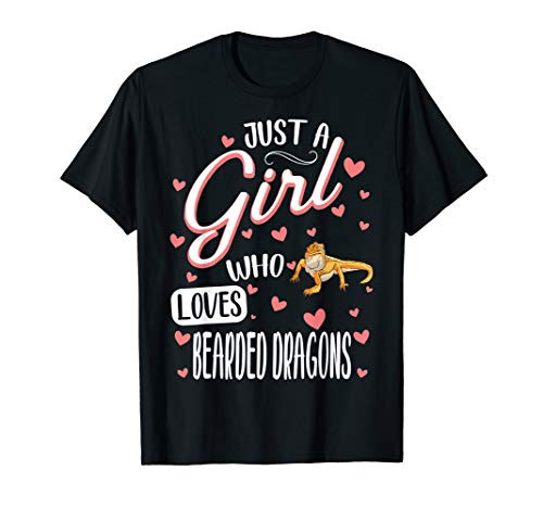 Just A Girl Who Loves Bearded Dragons T-Shirt
