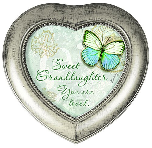 Carson Home Accents Music Box Heart, Sweet Granddaught