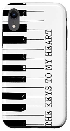 iPhone XR Piano Player Club Keys to My Heart Musician Gift Case