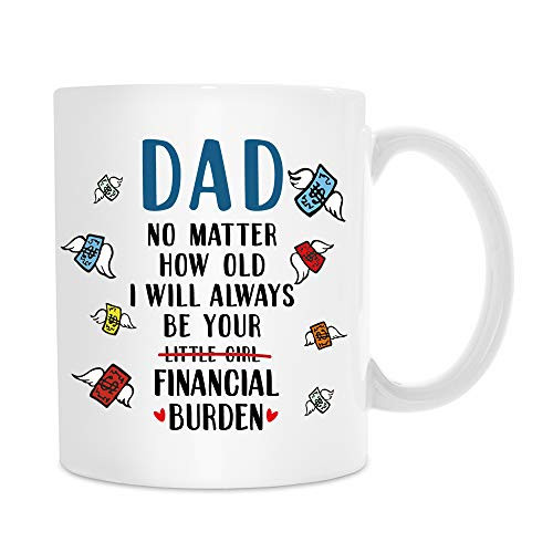 JioJio CHAN Fathers Day Mug for Dad From Daughter I Will Always Be Your Little Girl Funny Coffee Mug Funny Gift for Birthday Christmas Dads Birthday Gifts From Daughter JioJio CHAN Fathers Day Mug for Dad From Daughter I Will Always Be Your Little Girl Funny Coffee Mug Funny Gift for Birthday Christmas Dads Birthday Gifts From Daughter