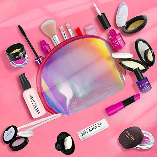 BFYWB My First Princess Make Up Kit - Kids Makeup Set Washable Pretend Makeup for Girls - These Makeup Toys for Girls Play Dress Up Best Toys Gifts for 3-6 Year Old Gilrs Toddlers Age 3 4 5 6 Girls