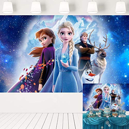 Frozen Backdrop 1st Birthday Backdrop Baby Shower for Girl Elsa Princess Party Supplies Banner Background Photography Ice Castle Photo Studio Props 5x3ft LF-328 Frozen Backdrop 1st Birthday Backdrop Baby Shower for Girl Elsa Princess Party Supplies Banner Background Photography Ice Castle Photo Studio Props 5x3ft LF-328