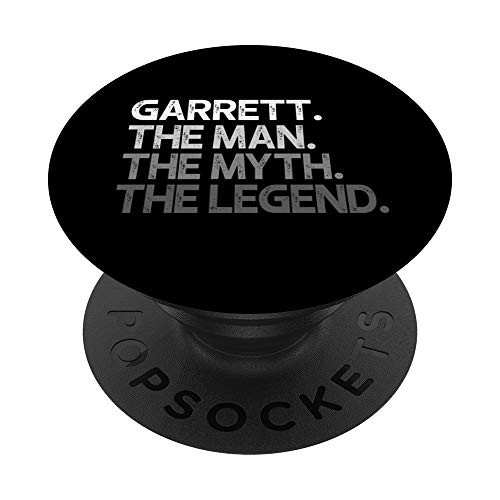 Garrett Gift The Man Myth Legend PopSockets PopGrip Swappable Grip for Phones   Tablets