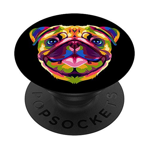 Pop Art Pug Cute Mops Dog Lover Gift Men Women Pet Dog Owner PopSockets Grip and Stand for Phones and Tablets Pop Art Pug Cute Mops Dog Lover Gift Men Women Pet Dog Owner PopSockets Grip and Stand for Phones and Tablets