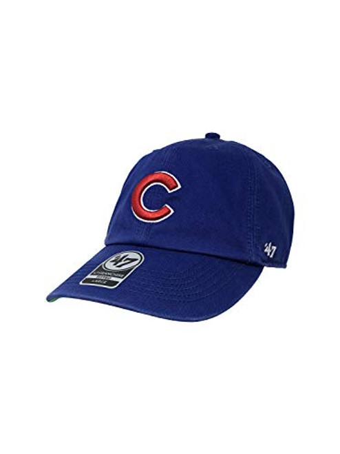 47 Chicago Cubs Brand Clean Up Strapback Hat Adjustable MLB Curve Bill Cap Large Blue of Replica 47 Chicago Cubs Brand Clean Up Strapback Hat Adjustable MLB Curve Bill Cap Large Blue of Replica