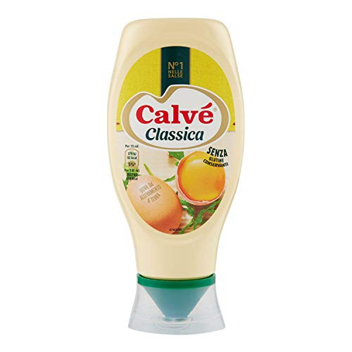 Calve Classica Classic Italian Mayonnaise Top Down - 400ml 13_53 fl_oz  Italian Import