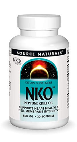 Source Naturals NKO Neptune Krill Oil 500mg Supports Heart Health   Cell Membrane Integrity - 30 Softgels