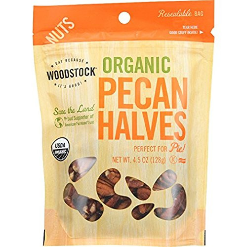 Woodstock Pecan Halves Organic 4_5 oz