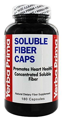 Yerba Prima Soluble Fiber Capsules 180-Count