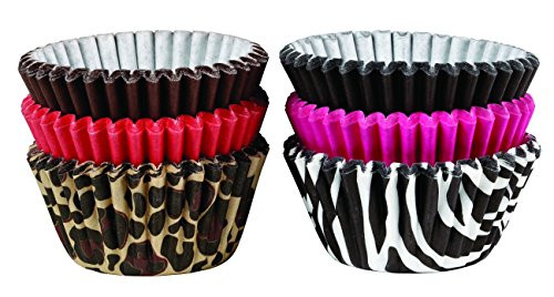 Wilton Fashion & Animal Baking Cups, Mini, 150-Count