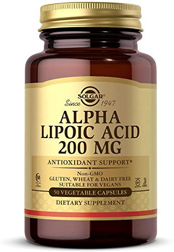 Solgar  Alpha Lipoic Acid 200 mg 50 Vegetable Capsules