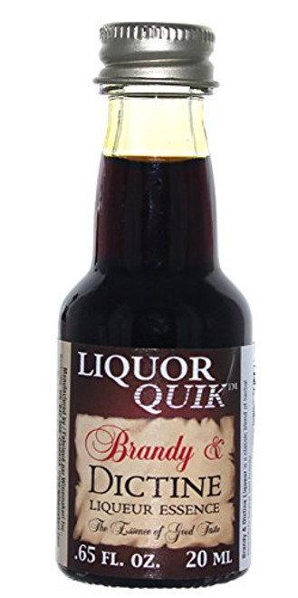 Liquor Quik - HOZQ8-332 Natural Brandy Essence 20 mL Brandy and Dictine Liqueur Liquor Quik - HOZQ8-332 Natural Brandy Essence 20 mL Brandy and Dictine Liqueur