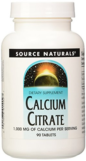 SOURCE NATURALS Calcium Citrate 333 Mg Tablet 90 Count