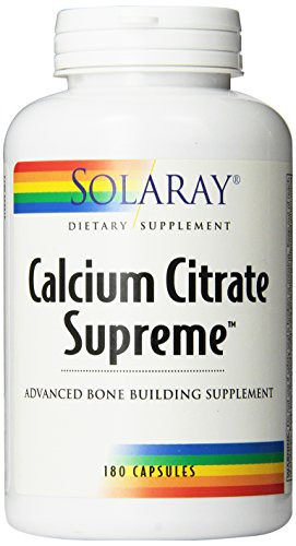 Solaray Calcium Citrate Supreme Capsules 800mg 180 Count