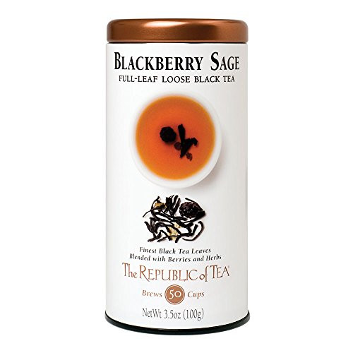 The Republic of Tea Black Full-Leaf Loose Tea Blackberry Sage Black 3_5 oz