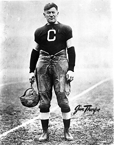 A Portrait Of Jim thorpe on the Sports Field Photo Print 8 x 10