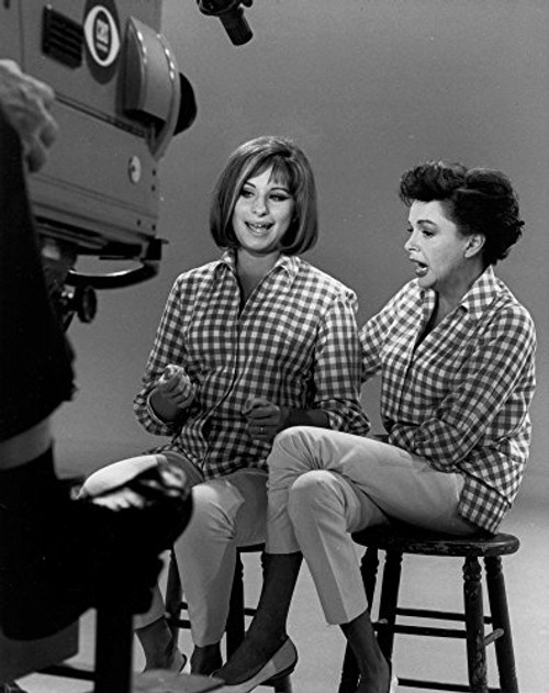 Barbra Streisand and Judy Garland on a television set Photo Print 8 x 10 Barbra Streisand and Judy Garland on a television set Photo Print 8 x 10