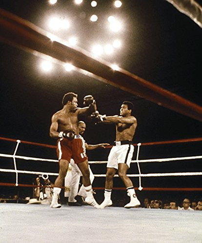 Muhammad Ali and George Foreman boxing Photo Print 8 x 10