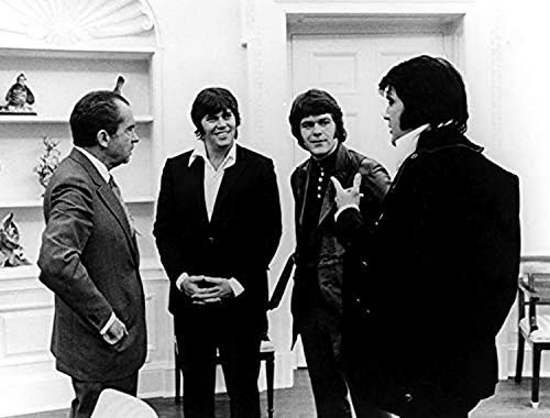 Richard Nixon and Elvis Presley Photo Print 10 x 8