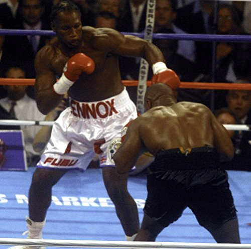 Boxing match between Mike Tyson and Lennox Lewis Photo Print 10 x 8