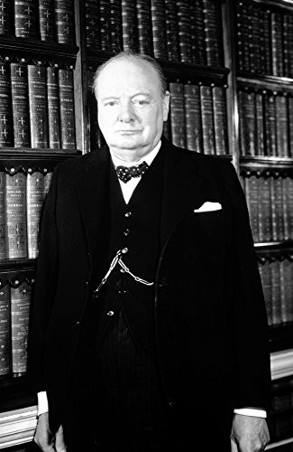 Posterazzi Winston Churchill in his Office Photo Print 8 x 10