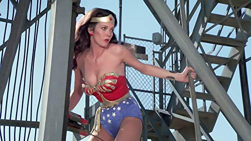 Posterazzi DAP18758 Lynda Carter - Wonder Woman on Staircase Photo Print 10 x 8 Multi