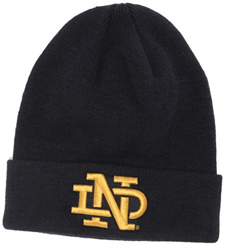 OTS NCAA Notre Dame Fighting Irish Mens Raised Cuff Knit Cap Vintage  One Size