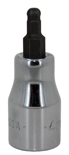 SK Hand Tool 45524 38-Inch Drive Ball Hex Bit Socket 4mm Chrome