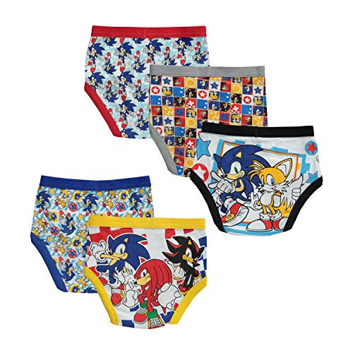 Sonic The Hedgehog Boys Big Boxer Sonic 5pk Brief 8 Sonic The Hedgehog Boys Big Boxer Sonic 5pk Brief 8