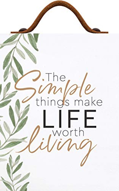 P_ Graham Dunn Life Worth Living Classic White 7_25 x 5_5 Pine Wood Tabletop Word Block Sign