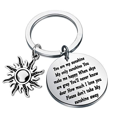 bobauna You are My Sunshine My Only Sunshine Keychain Inspirational Jewelry Sunshine Saying Gift For Couple Friend Family only sunshine keychain bobauna You are My Sunshine My Only Sunshine Keychain Inspirational Jewelry Sunshine Saying Gift For Couple Friend Family only sunshine keychain