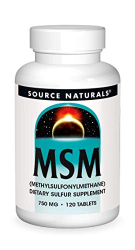 Source Naturals MSM Methylsulfonylmethane 750mg 120 Tablets