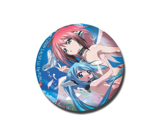Great Eastern Entertainment Heaven's Lost Property Ikaros & Nymph Button, 2.19"