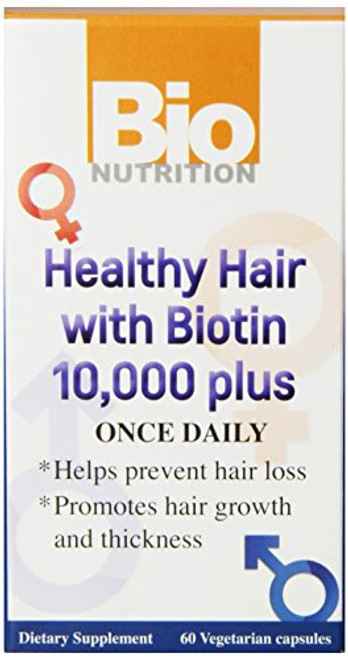 Bio Nutrition Healthy Hair Biotin Vegi-Caps 60 Count Bio Nutrition Healthy Hair Biotin Vegi-Caps 60 Count