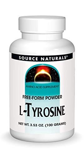 Source Naturals L-Tyrosine -Free Form POWDER Amino Acid Supplement - 100 Grams