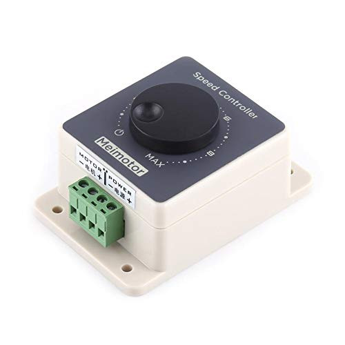 Yosoo Health Gear PWM Motor Speed Controller DC10-60V Pulse Width Modulator Motor Driver Regulator Module Waterproof Shell Rotary Switches Governor