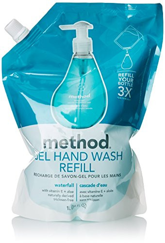Method Gel Hand Wash Refill Waterfall 34 Ounce