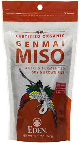 Genmai Miso Organic Soy BeanBrown Rice 12_1 oz Pkg by Eden Foods
