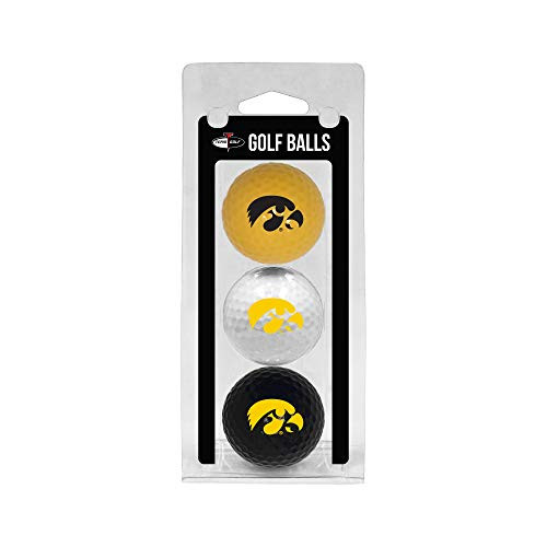 Team Golf NCAA Iowa Hawkeyes Regulation Size Golf Balls 3 Pack Full Color Durable Team Imprint Team Golf NCAA Iowa Hawkeyes Regulation Size Golf Balls 3 Pack Full Color Durable Team Imprint