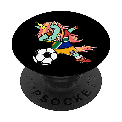 Funny Dabbing Unicorn South Africa Football Flag Soccer PopSockets Grip and Stand for Phones and Tablets Funny Dabbing Unicorn South Africa Football Flag Soccer PopSockets Grip and Stand for Phones and Tablets