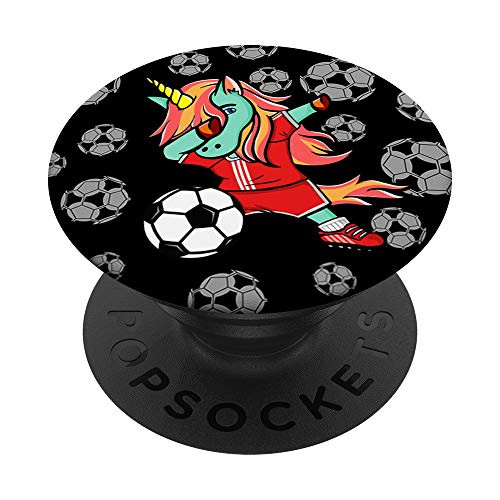 Hip Hop Dabbing Unicorn Soccer On Red Sport Football Jersey PopSockets Grip and Stand for Phones and Tablets Hip Hop Dabbing Unicorn Soccer On Red Sport Football Jersey PopSockets Grip and Stand for Phones and Tablets