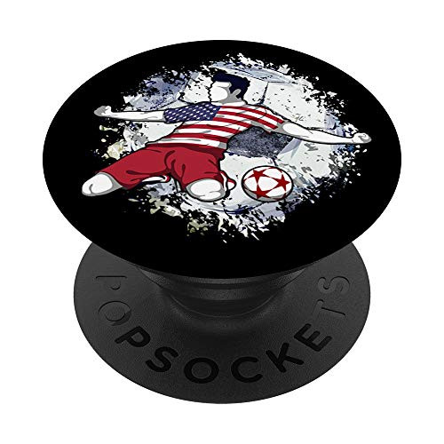 America Soccer US National Flag Football Lover Gifts PopSockets Grip and Stand for Phones and Tablets America Soccer US National Flag Football Lover Gifts PopSockets Grip and Stand for Phones and Tablets