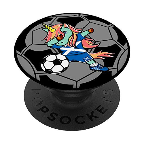 Dabbing Unicorn Scotland Football - Scottish Flag Soccer PopSockets Grip and Stand for Phones and Tablets Dabbing Unicorn Scotland Football - Scottish Flag Soccer PopSockets Grip and Stand for Phones and Tablets