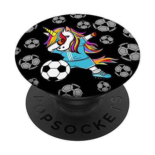 Hip Hop Dabbing Unicorn Soccer On Blue Sport Football Jersey PopSockets Grip and Stand for Phones and Tablets Hip Hop Dabbing Unicorn Soccer On Blue Sport Football Jersey PopSockets Grip and Stand for Phones and Tablets