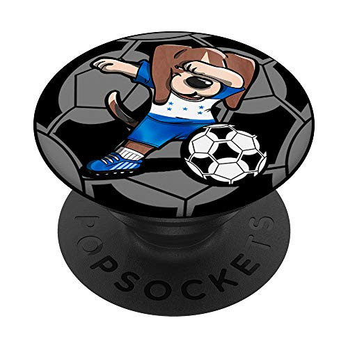Dabbing Beagle Dog Honduras Football - Honduran Flag Soccer PopSockets Grip and Stand for Phones and Tablets
