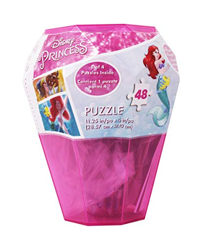 Disney Princess 48Piece Surprise Puzzle in Plastic Gem