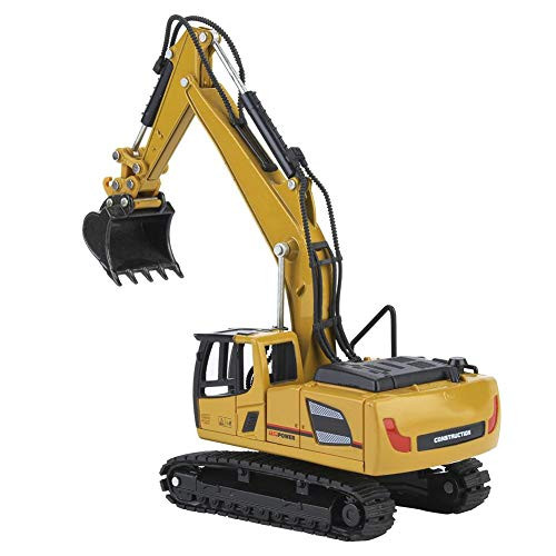 VGEBY1 Excavator Model Mini Construction Toys Model Excavator Erector 160 Crawler Excavator Car Vehicle Toy