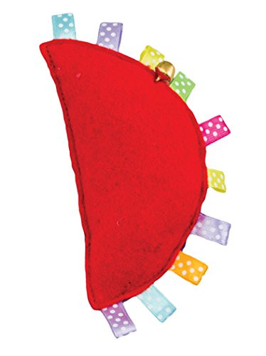 Ethical Pets Half Moon Pillow Puff Tabbies Cat Toy with Catnip